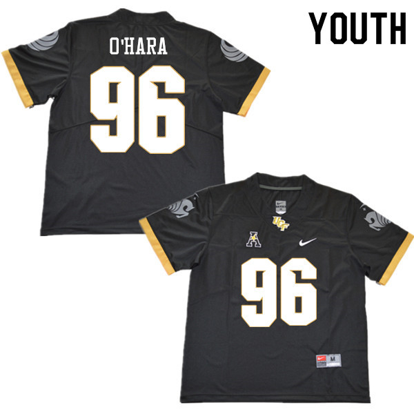 Youth #96 Trace O'Hara UCF Knights College Football Jerseys Sale-Black - Click Image to Close